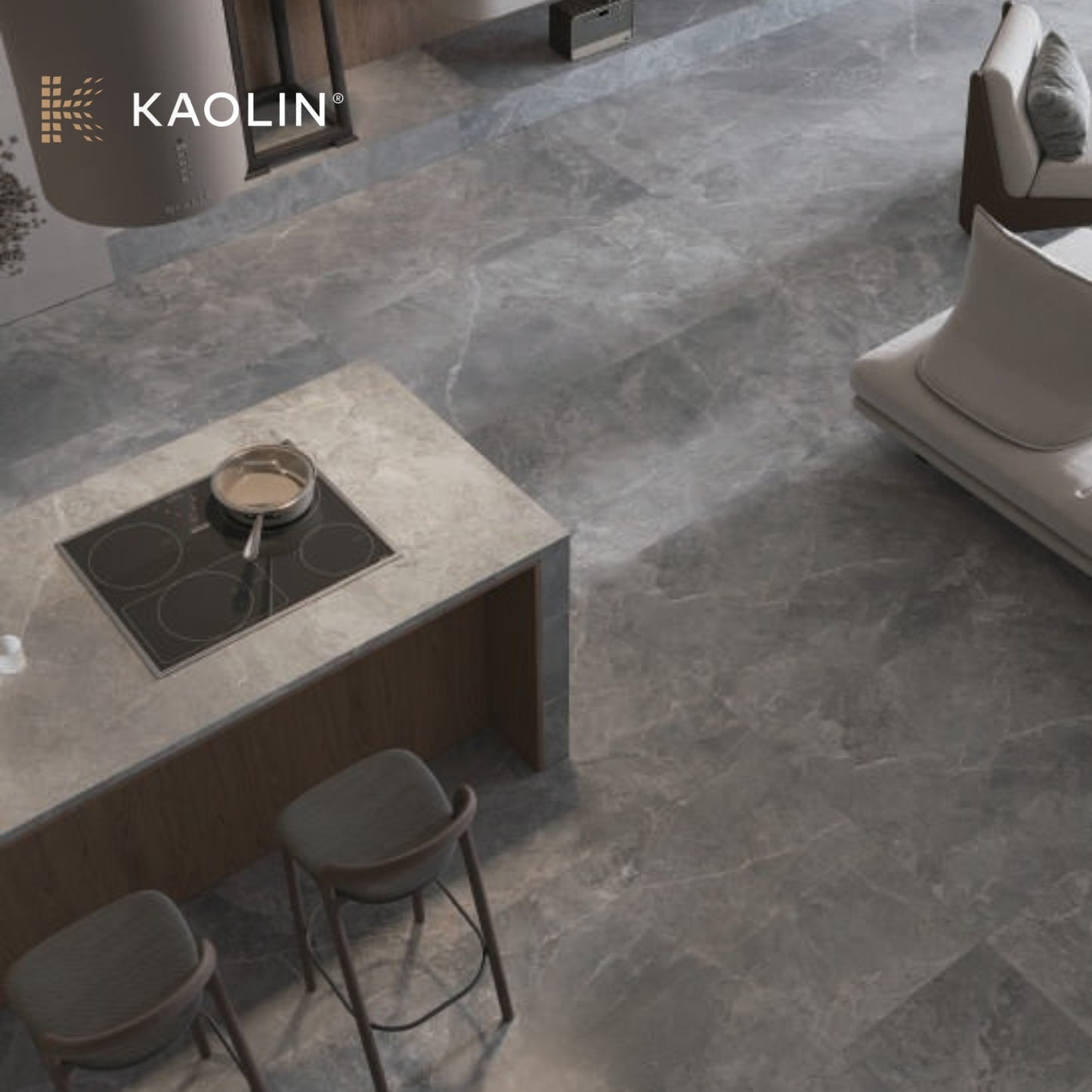 Kaolin Granito Grigio 300x600mm