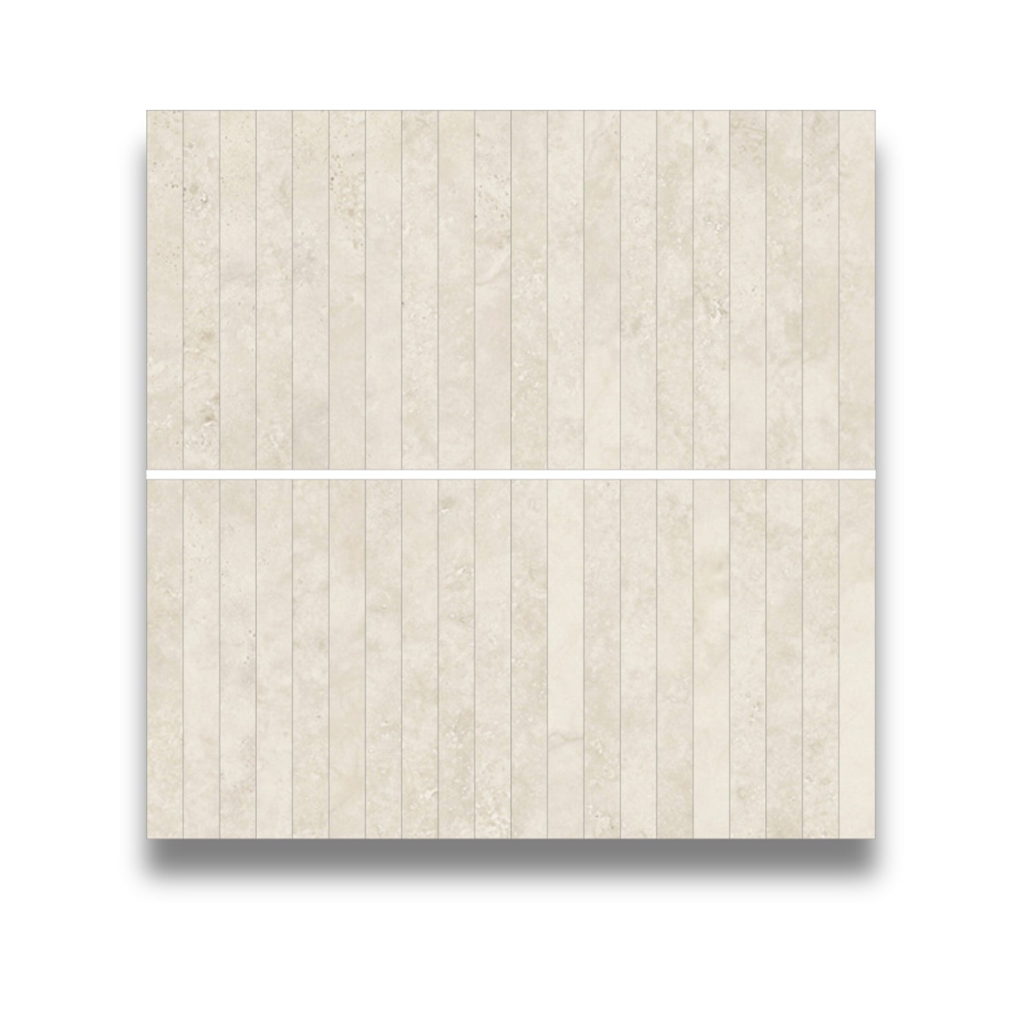 Kaolin Tuscan Creme Travertine Mosaic-Stix KitKat