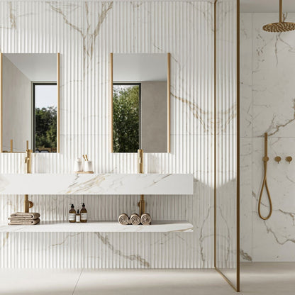 Caldo Calacatta Ribbed Decor 600x1200mm