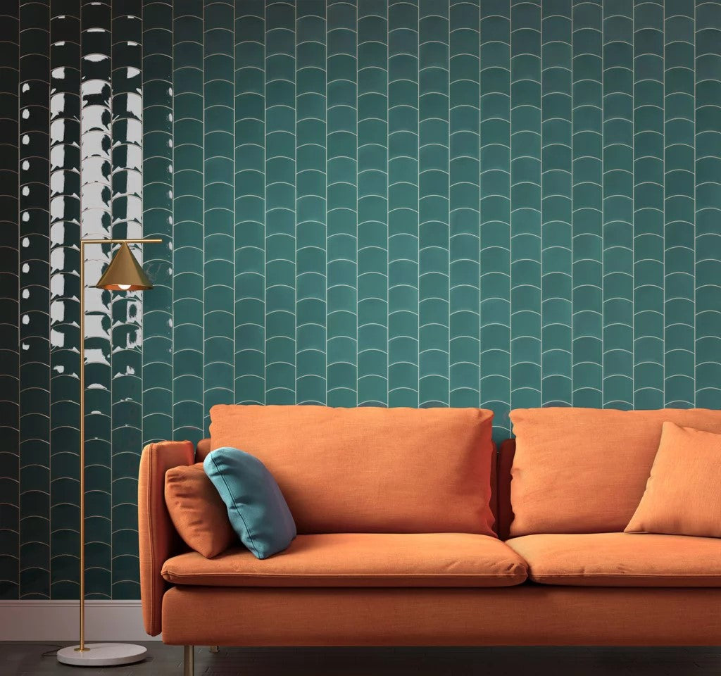Wave Teal Grassy