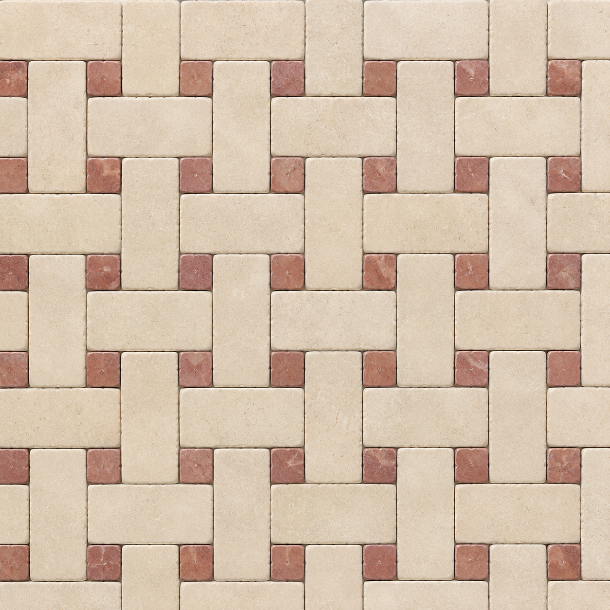 Crema Marfil Tumbled Subway 90x185mm